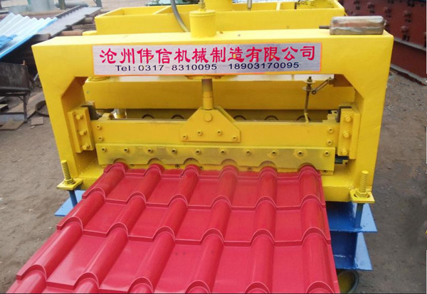 普通竹筒式琉璃瓦机